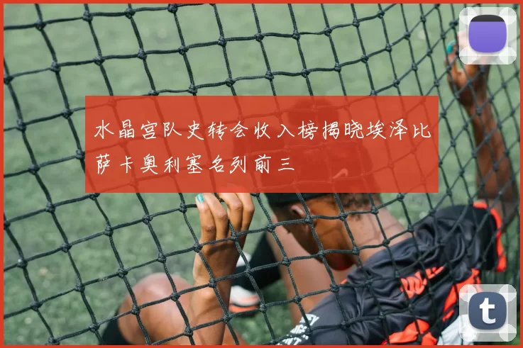 水晶宫队史转会收入榜揭晓埃泽比萨卡奥利塞名列前三