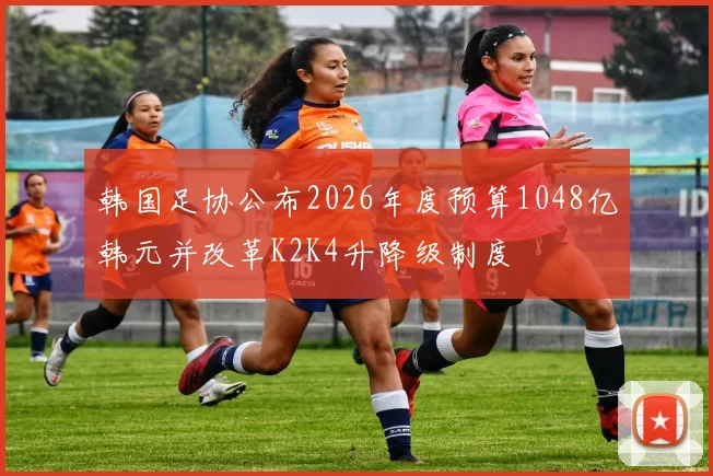 韩国足协公布2026年度预算1048亿韩元并改革K2K4升降级制度